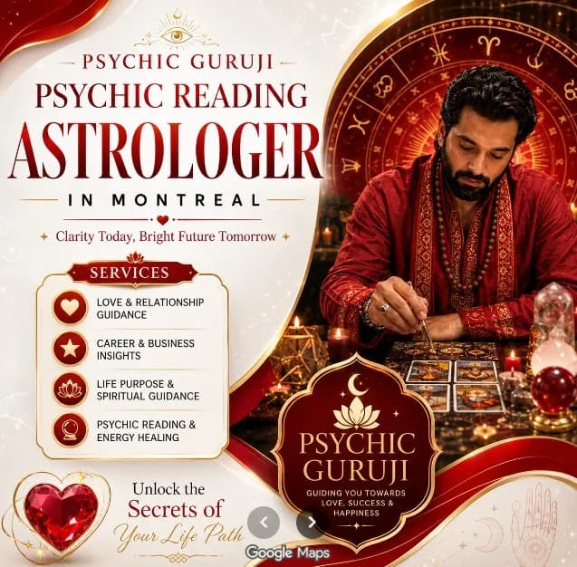 Clairvoyant à Montréal | Best Love Problem Solution | Bad Luck & Curse Removal | Astrologer Psychic